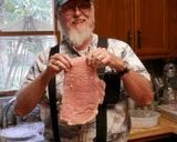 A picture of step 2 of Joe's Hoosier Tenderloin Sandwich .