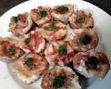 A picture of step 8 of Ladybirds Double Bacon Bites ..