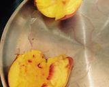 A picture of step 2 of My peachy bake 😜.