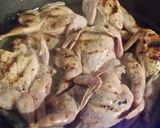 A picture of step 2 of Cast Iron Quail.