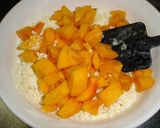 A picture of step 3 of Crispy Persimmon Scones - Made with Pancake Mix.