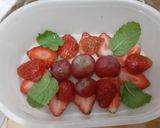 Foto langkah ke 2 dari resep Puding Pandan Strawberry.