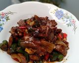 Foto langkah ke 6 dari resep Beef with Bamboe Black Pepper Sauce (Sapi Lada Hitam).
