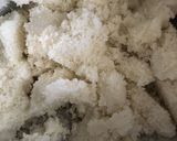 A picture of step 2 of Samak or kuttu ki puri.