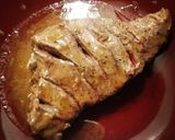 A picture of step 9 of Steak and Mushroom reduction sauce.