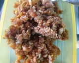 A picture of step 4 of Makhana coconut pak janmashtami special.