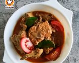 Gambar langkah 10 resipi Kari Ayam Nyonya.