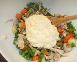Foto del paso 4 de la receta: Ensalada de pavo con salsa