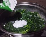 Foto langkah ke 3 dari resep Bobor Daun Ubi Jalar Tempe.