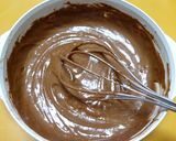 A picture of step 3 of Brownie Style Doughnuts.