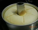 A picture of step 12 of Basic Milk Chiffon Cake.