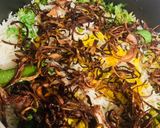 A picture of step 6 of Qeema lobiya pulao.