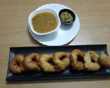 A picture of step 10 of Medhu vadai / Urad Vadai.