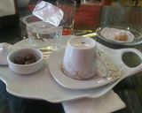 A picture of step 11 of Turkish Coffee (Türk Kahvesi) and details as well as with fragrance.