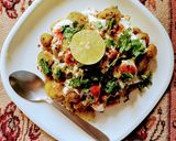 A picture of step 3 of Shakarkandi Chaat/Sweet Potato Masala Chaat.
