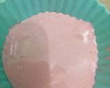 Foto langkah ke 4 dari resep Bolu kukus baking powder (Rasa Strawberry).