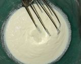 A picture of step 2 of Dahi phulki.