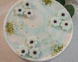 عکس مرحله 10 از دستور چیز کیک بلوبری دورنگ🎂🍰