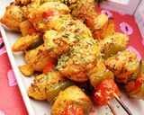 Une image de l'étape 9 de Brochettes de poulet marinés au curry cuisson cocotte magimix ou cuisson woodfire.