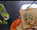 รูปขั้นตอนการทำที่ 5 ของ แซนด์วิช ไก่ผัดซอสเบชาเมล หรือ ซอสขาวของฝรั่งเศส