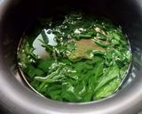A picture of step 1 of Palak Paneer.