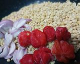 A picture of step 1 of Akara (Bean cake).