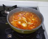 Hình bước làm 5 của món Canh thịt bò khoai tây 소고기 감자 국