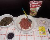 Foto del paso 1 de la receta: Arroz Tapado con Lentejitas a lo Carmelita