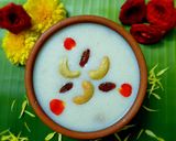 A picture of step 6 of Semolina kheer/ Rava payasam.