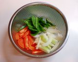 A picture of step 1 of Rolled Sweet N' Sour Pork - No Deep Frying.