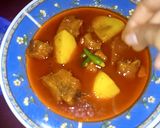 A picture of step 10 of Beef Aloo Gosht.