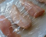 A picture of step 6 of Vickys Spinach & Mushroom Stuffed Chicken Rolls, GF DF EF SF NF.