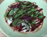 A picture of step 6 of Tortilla Pizza.