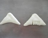 A picture of step 2 of Dinosaur Bread Stegosaurus.