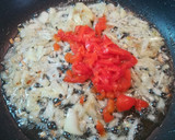 Foto del paso 2 de la receta: Bacalao a la Vizcaína con gratèn de bechamel y Almendras
