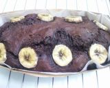 A picture of step 4 of Cocoa Pound Cake with Tofu and Banana.