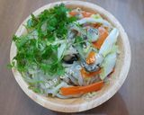 Hình bước làm 5 của món Miến xào cải thảo