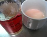A picture of step 2 of Easy Tri-Colored Diamond-Shaped Bavarois.
