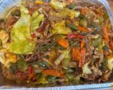 A picture of step 6 of Pancit Sotanghon Guisado (Stir-Fried Glass Noodles).