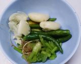 รูปขั้นตอนการทำที่ 1 ของ ปลาหมึกยัดไส้หมูสับนึ่งมะนาว