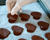 A picture of step 9 of Cocoa Cookies / Langue De Chat.