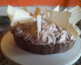 Foto del paso 13 de la receta: Tarta de chocolate, flan y merengue italiano