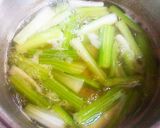 A picture of step 3 of Celery Steamed in Konbu Tea.