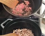 A picture of step 5 of Burdock Root Kimpira Using a Staub Casserole.