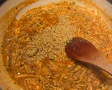 A picture of step 3 of Southwestern stuffed poblanos.