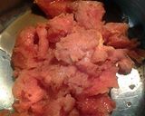 A picture of step 2 of papaya barbecue sauce.