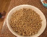 A picture of step 5 of Pumpkin ice cream pie.