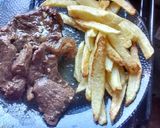 Foto del paso 6 de la receta: Churrasco al limón con papas fritas 🍋