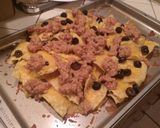 A picture of step 4 of Smoked Shredded Pork Shoulder Macho Nachos.