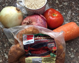 Foto del paso 1 de la receta: Arroz caldoso con longaniza y vegetales